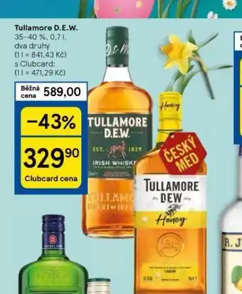 Tesco Tullamore dew nabídka