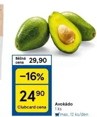 Tesco Avokádo nabídka
