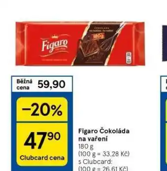 Tesco Figaro čokoláda na vaření nabídka