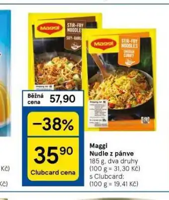 Tesco Maggi nudle z pánve nabídka