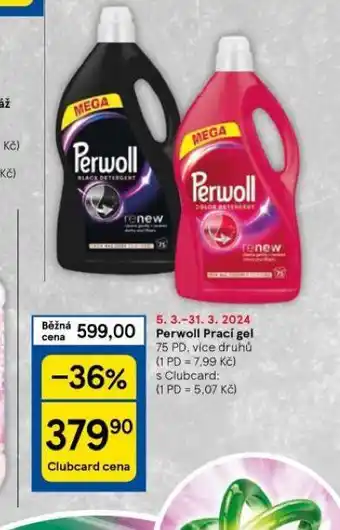 Tesco Perwoll prací gel nabídka