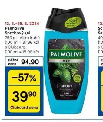 Tesco Palmolive sprchový gel nabídka
