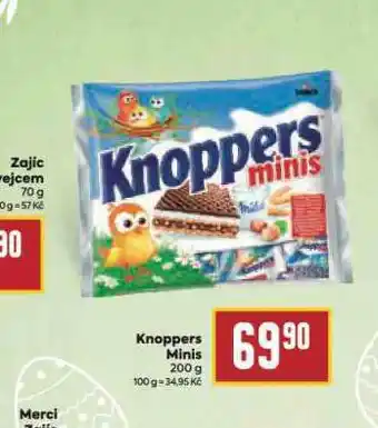 Billa Knoppers minis nabídka