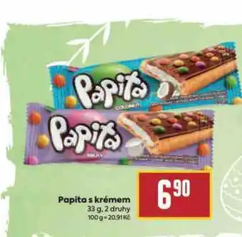 Papita s krémem