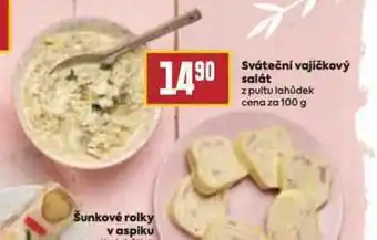 Billa Sváteční vajíčkový salát nabídka