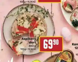 Billa Aspikový dort nabídka
