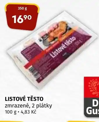 Terno LISTOVÉ TĚSTO nabídka