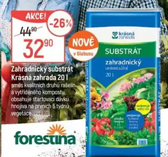Globus Zahradnický substrát Krásná zahrada 20L nabídka