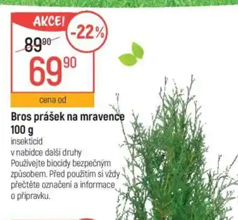 Globus Bros prášek na mravence 100 g nabídka