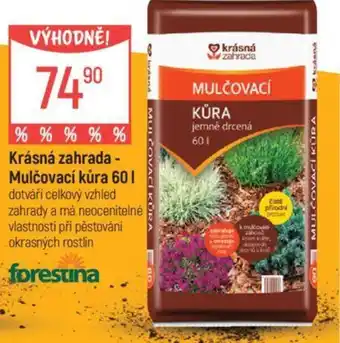 Globus Krásná zahrada - Mulčovací kůra 60L nabídka