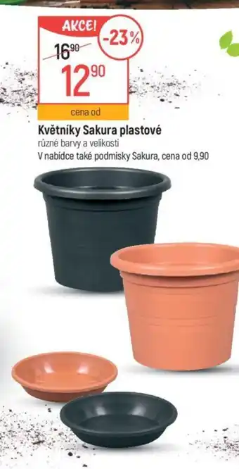 Květníky Sakura plastové