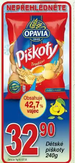 Hruška Dětské piškoty nabídka