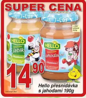 Hruška Hello přesnídávka nabídka
