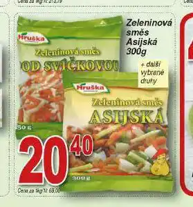 Hruška Zeleninová směs asijská nabídka
