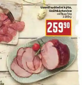 Billa Uzená sváteční kýta nabídka