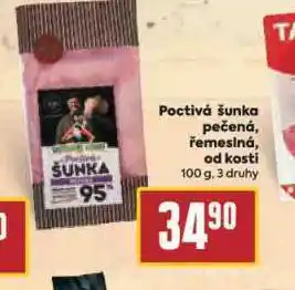 Billa Poctivá šunka pečená nabídka