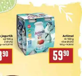 Billa Actimel nabídka