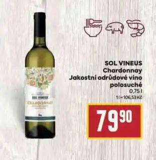 Billa Sol vineus chardonnay nabídka