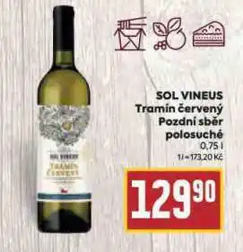 Billa Sol vineus tramín červený nabídka