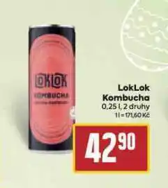 Billa Loklok kombucha nabídka
