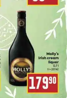 Billa Molly's irish cream liquer nabídka