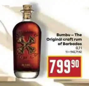 Billa Bumbu rum nabídka