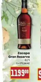 Billa Zacapa gran reserva nabídka