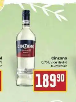 Billa Cinzano nabídka
