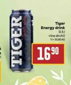 Billa Tiger energy drink nabídka