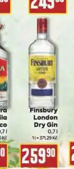 Billa Finsbury london dry gin nabídka
