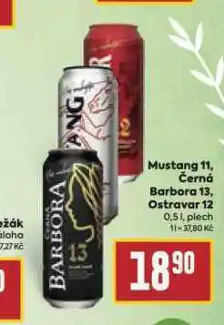 Billa Pivo mustang nabídka