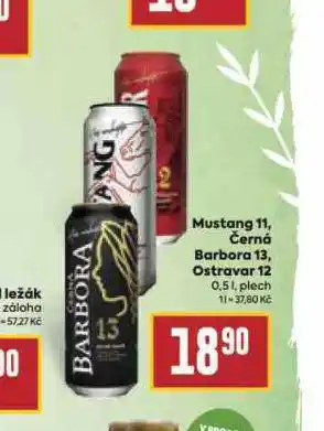 Billa Pivo černá barbora nabídka