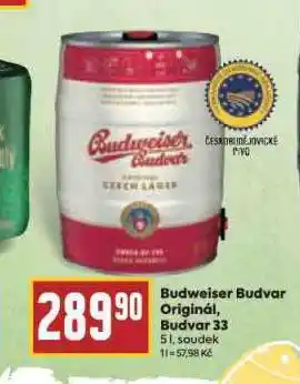Billa Pivo budweiser budvar nabídka