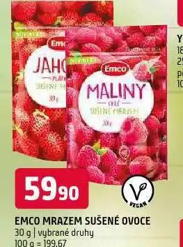 Terno Emco mrazem sušené ovoce nabídka