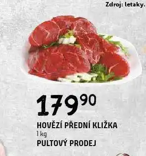Terno Hovězí přední kližka nabídka
