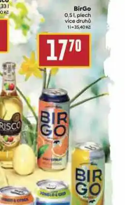 Billa Birgo nealkoholické pivo nabídka