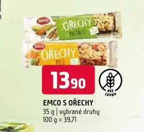 Terno Emco s ořechy nabídka