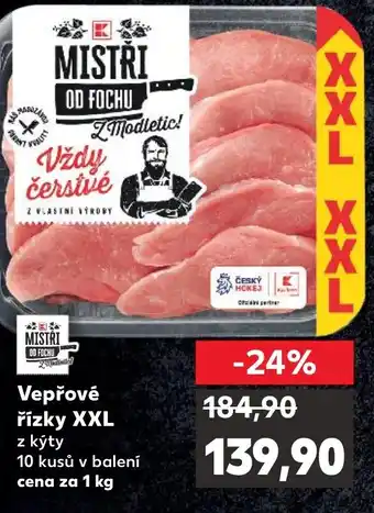 Kaufland Vepřové řízky XXL nabídka