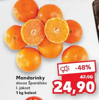 Kaufland Mandarinky nabídka