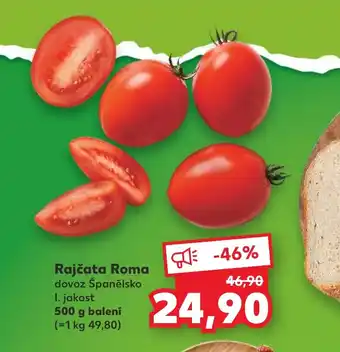 Kaufland Rajčata Roma nabídka