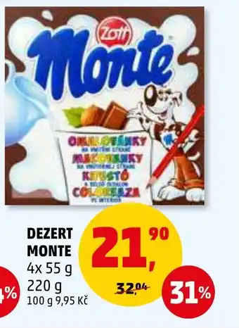Penny Market DEZERT MONTE nabídka
