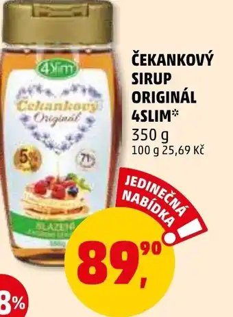 Penny Market ČEKANKOVÝ SIRUP ORIGINÁL 4SLIM nabídka