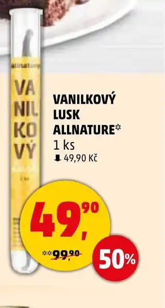 Penny Market VANILKOVÝ LUSK ALLNATURE nabídka