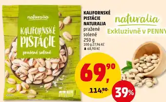 Penny Market KALIFORNSKÉ PISTÁCIE NATURALIA nabídka