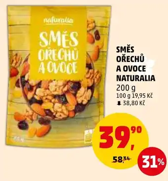 Penny Market SMĚS OŘECHU A OVOCE NATURALIA nabídka
