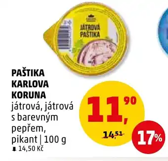 Penny Market PAŠTIKA KARLOVA KORUNA nabídka