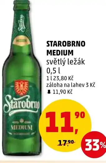Penny Market STAROBRNO MEDIUM 0.5L nabídka