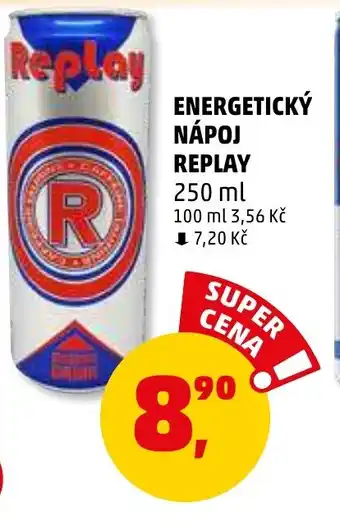 Penny Market ENERGETICKÝ NÁPOJ REPLAY 250 ml nabídka