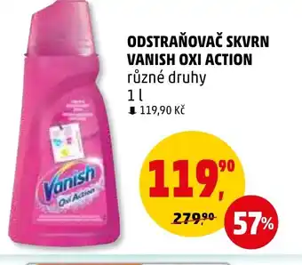 Penny Market ODSTRAŇOVAČ SKVRN VANISH OXI ACTION 1L nabídka
