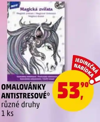 Penny Market OMALOVÁNKY ANTISTRESOVÉ nabídka
